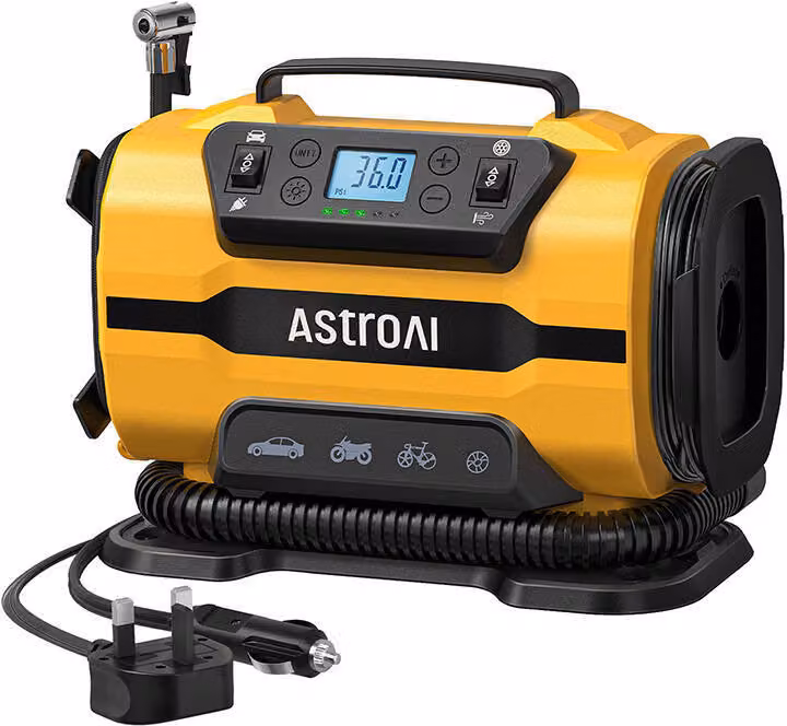 Compressore portatile 12V Astroai Atj-8366 150 Psi Pompa