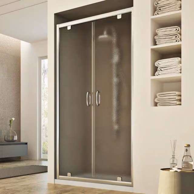 Porta Doccia 120CM H185 stampato C mod. Sintesi 2 Ante