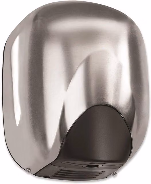 Asciugamani Elettrico con Fotocellula 1100W Vama Ecoflow SF 1100 HOT Alluminio Satinato