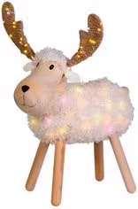 Pecorenna (L48 H65 cm) 9 giochi di luce 110 luci - MICROLED Bianco caldo e Multicolore 78628