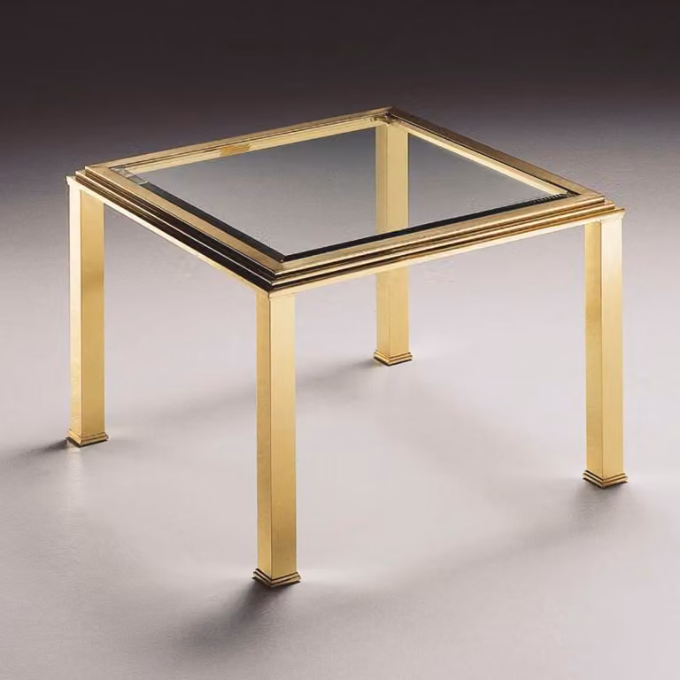 Casa Padrino Tavolino in ottone 70 x 70 x h. 49 cm - Italy