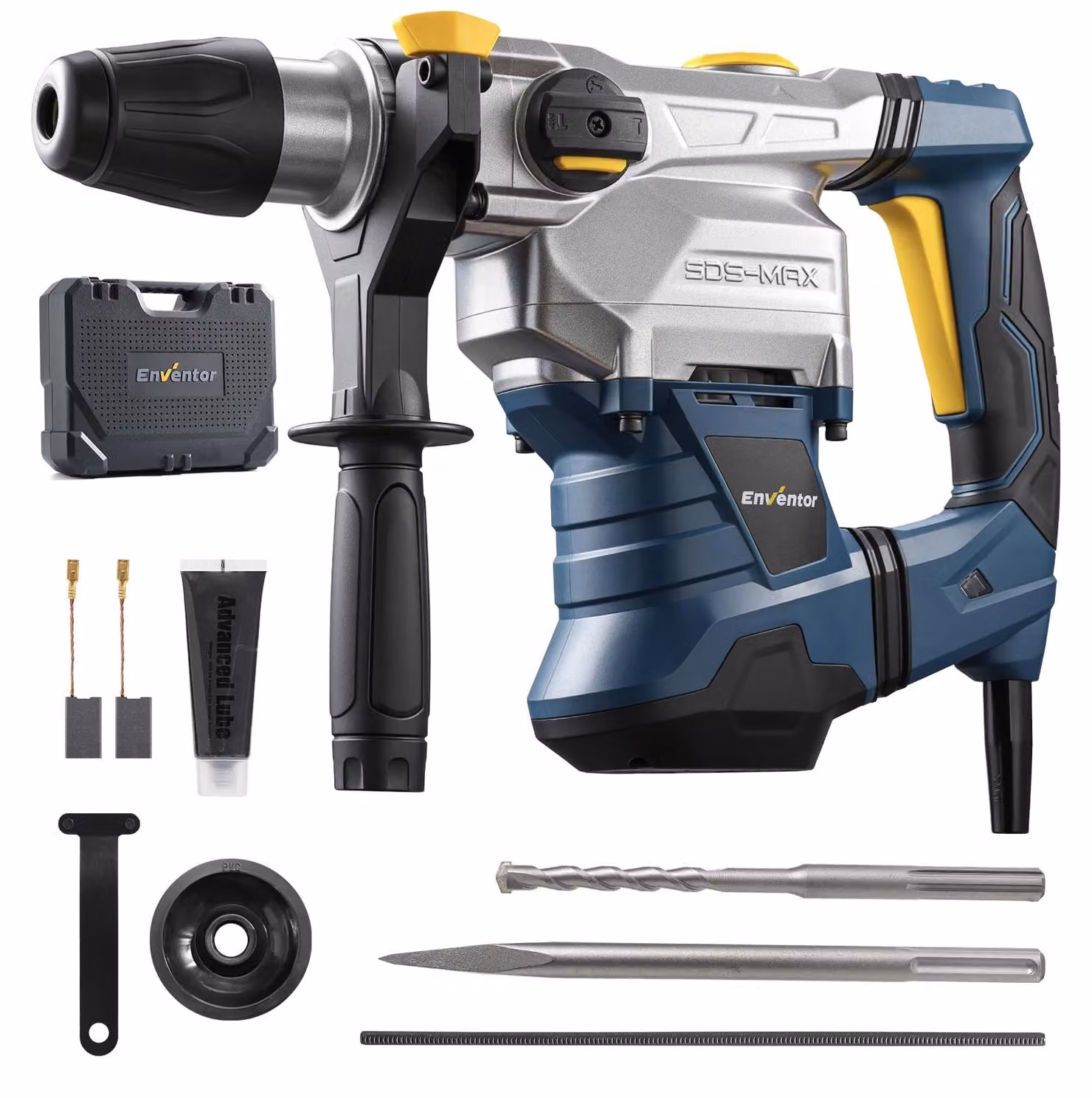 Trapano avvitatore SDS-MAX - 1500 Watt - Capacità di foratura: 40 mm - Ideale per cemento e muratura