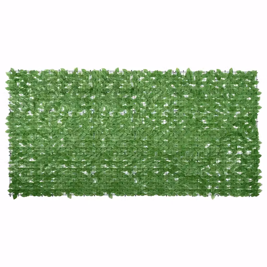 vidaXL Paravento da Balcone con Siepe Artificiale Verde, L 300 cm x H 150 cm