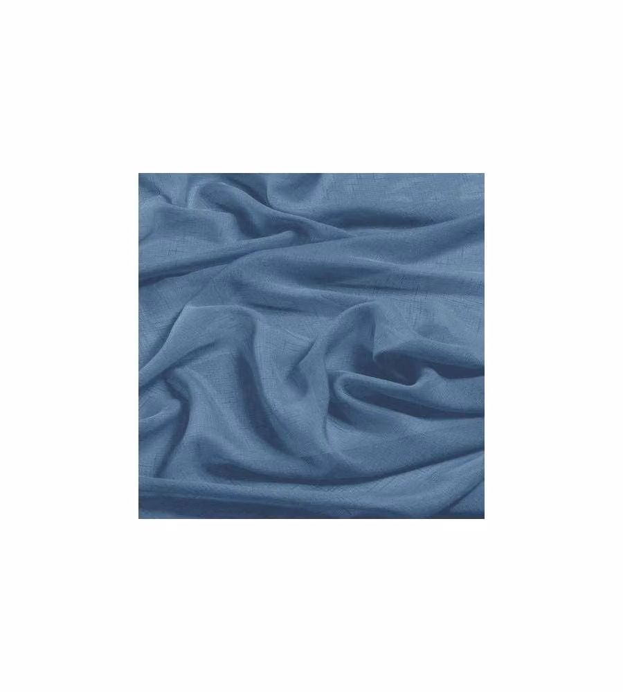 Home Collection Tendina Boucle Soft Blu 70x240 cm - Coppia da Appendere