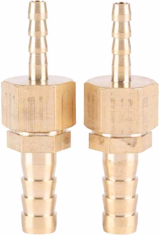 Raccordi in ottone da 4-8 mm, adattatori riduttori, set da 2 pezzi