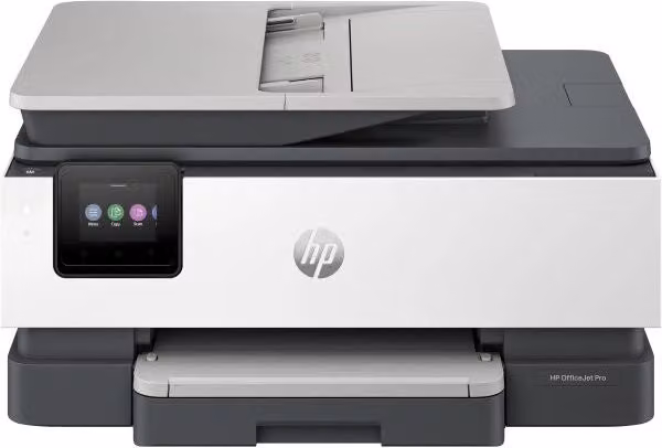 Stampante multifunzione HP OfficeJet Pro 8135e All-in-One Wireless, Colore, con funzioni Stampa, Scansione, Copia e Fax, connettività Wi-Fi, Bluetooth, USB e Ethernet, Bianco e Blu, 40Q47B#629
