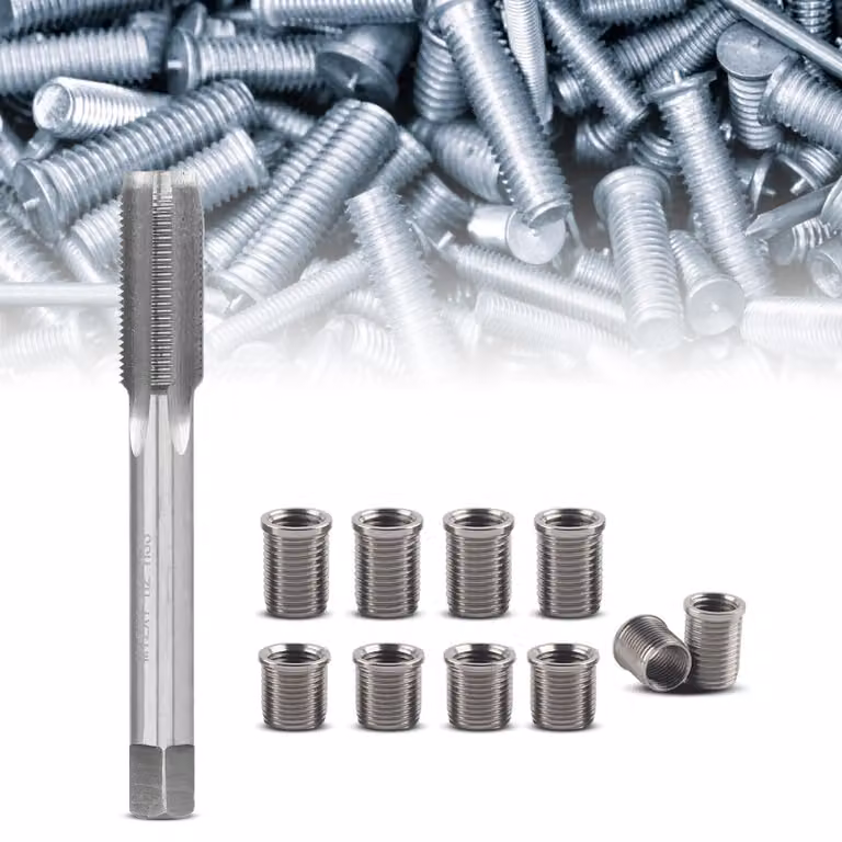 Kit universale per la riparazione dei cavi delle candele - Adatto per filetti M10x1.0 e M12x1.0 - Professionale e pratico - Kit per auto - Set di manutenzione per motori - Adatto per...
