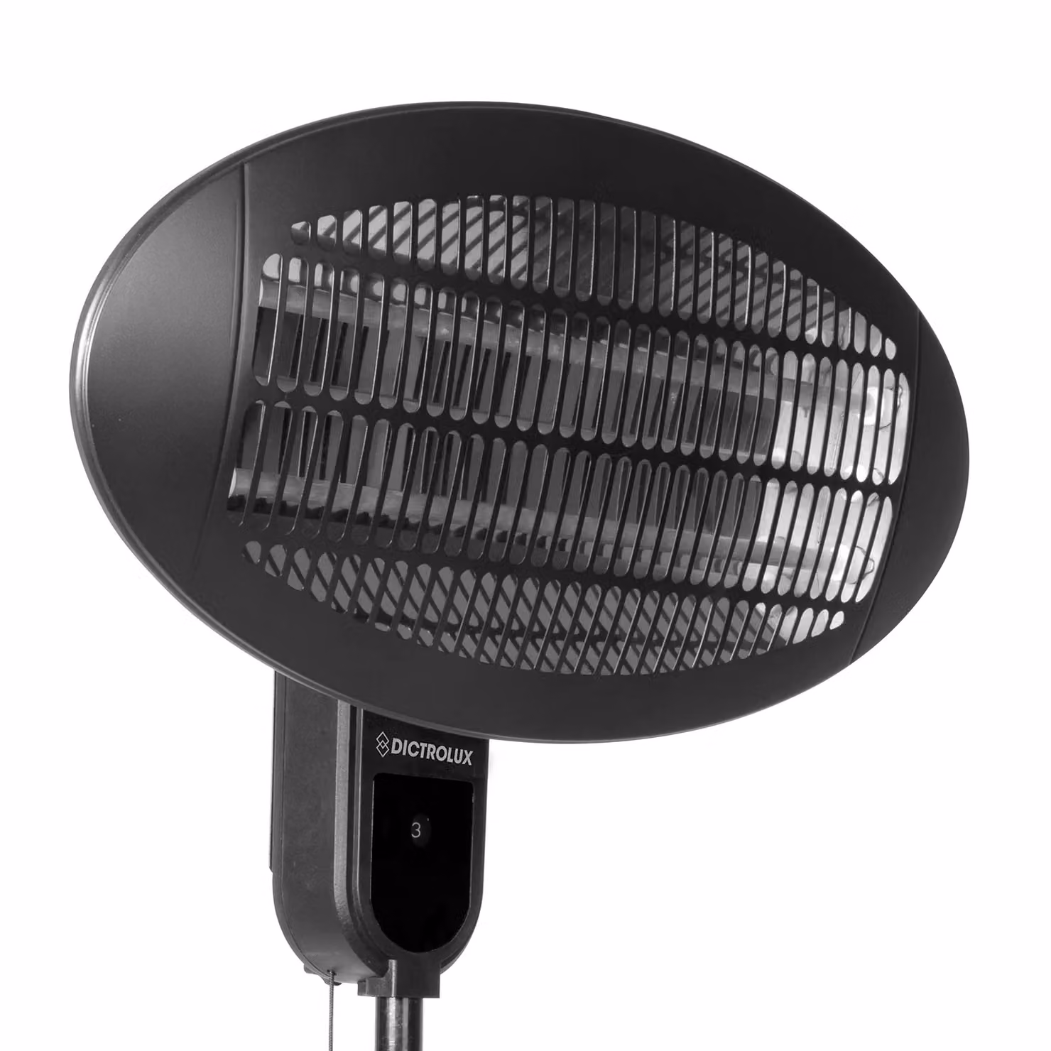 Riscaldatore elettrico al quarzo da esterno Dictrolux 2000 Watt colore nero – 3