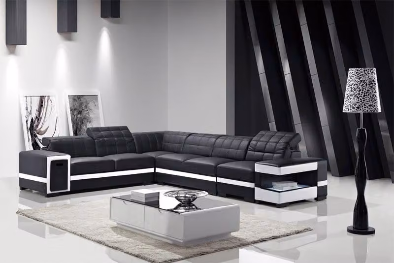 Designer Sofa Couch Ecksofa Polster Garnitur Wohnlandschaft L-Form Garnituren