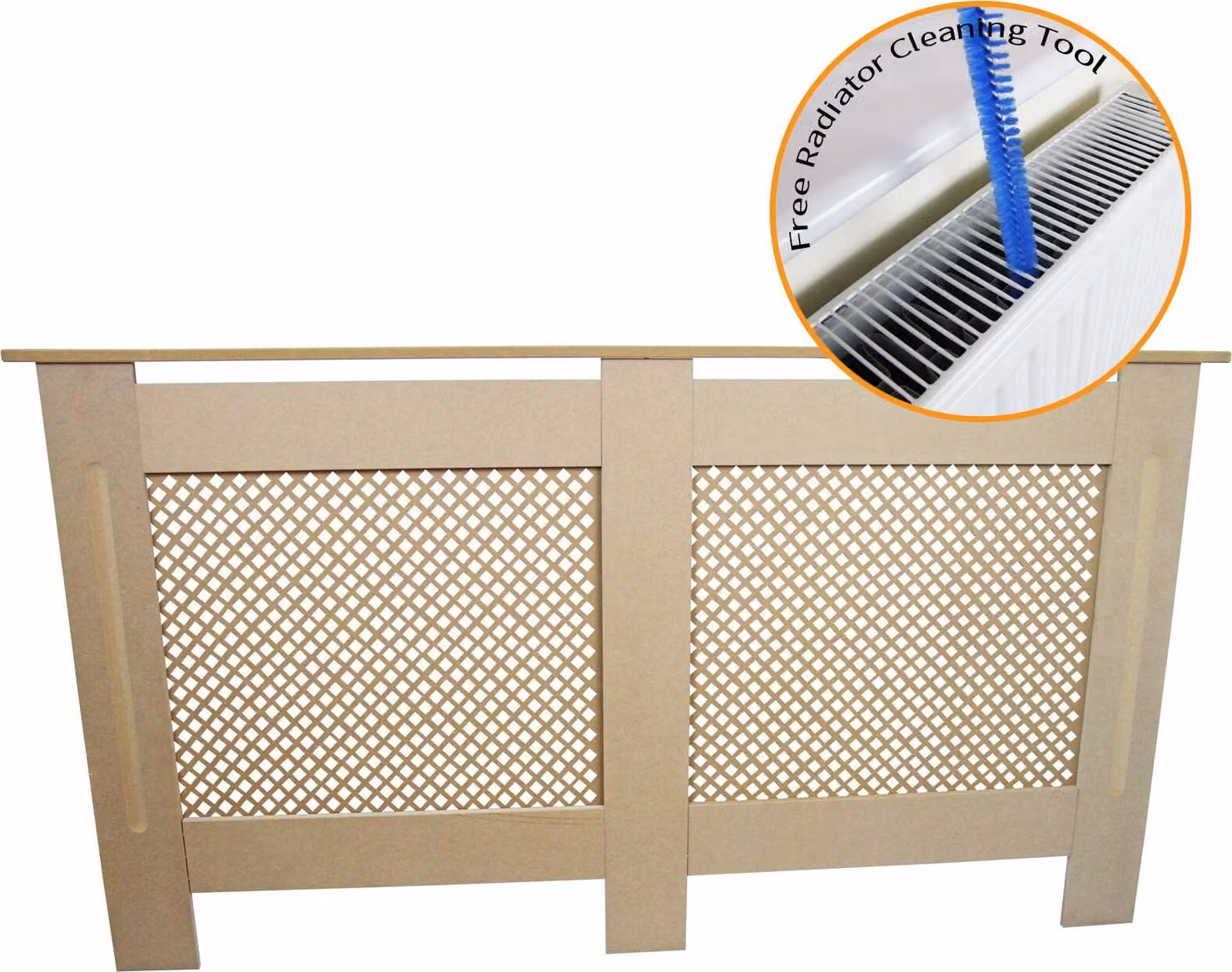 Rivestimento del radiatore MDF non trattato 1515 mm