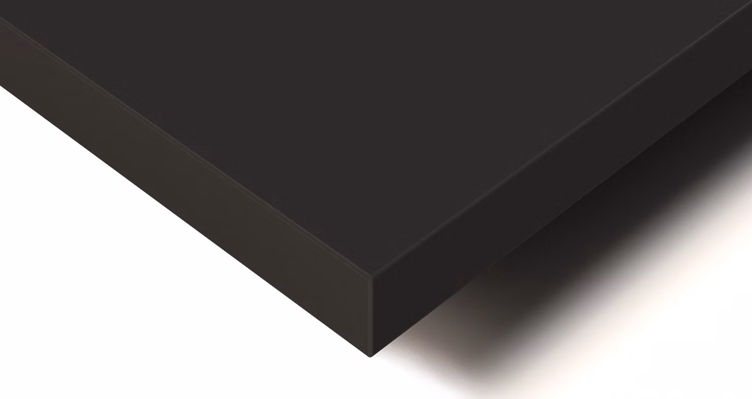 POKAR Piano da tavolo 2,5 cm Piano da tavolo per scrivania, dimensioni:140x80, colore:Nero