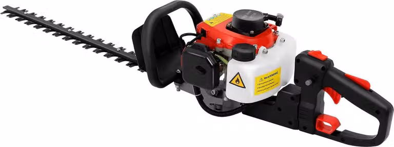 Tagliasiepi - A benzina - Doppia lama - 22,5 cm³ - 2 tempi - Raffreddato ad aria - Max. 9000 giri/min - Nero