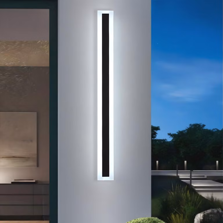 Lampada a LED da parete, 21W, 100cm, grado di protezione IP65, luce bianca fredda (6000K), realizzata in acrilico e alluminio