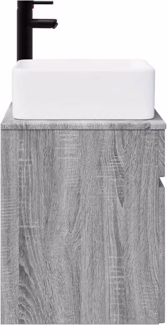 Mobile Lavabo | Armadio Lavabo da parete Sonoma grigio 49 x 41 x 63 cm