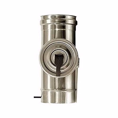 Elemento ispezione canna fumaria DN 350 tubo acciaio inox 316