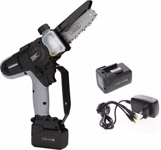Potatore a batteria Volpi KVS5500 con 2 batterie 14,4V 4,0Ah barra da 10cm