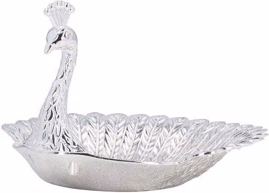 Piattino decorativo in metallo per servire