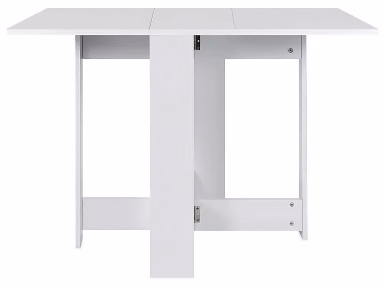 Tavolo da pranzo - Tavolo quadrato - 103x76x73,4 cm - Per 4 persone - Stile moderno e minimalista - Piccolo tavolo per sala da pranzo o cucina - Bianco