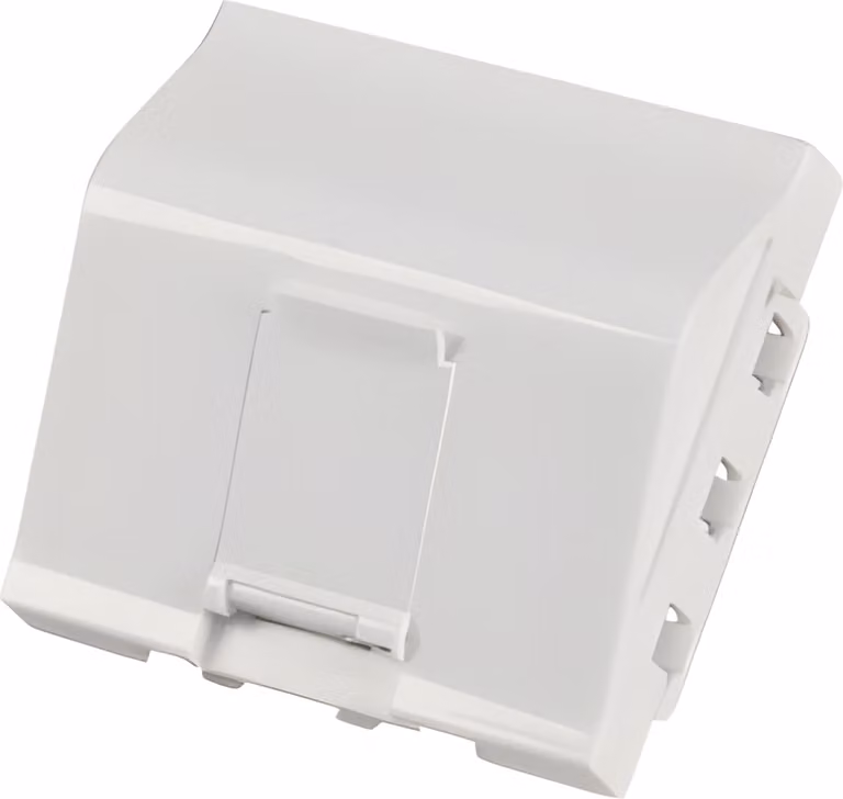 EFB ET-25027 EFB Zentralplatte 45x45mm für 1 Keystone, Auslass gewinkelt