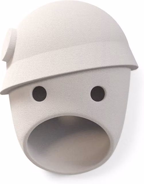 Applique da parete Moooi The Party in ceramica bianca con luce LED warm white