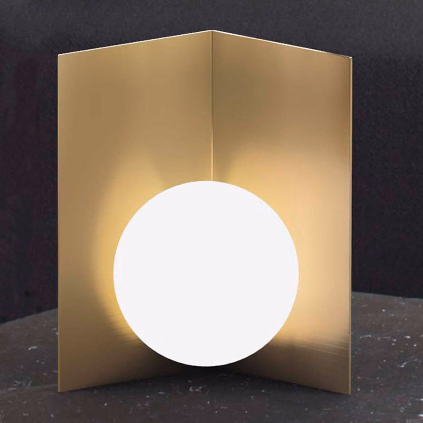 Marchetti Lampada da tavolo di design Balance, Ottone / Oro, Soggiorno / Sala da pranzo, Metallo, Design, Lampada da tavolo