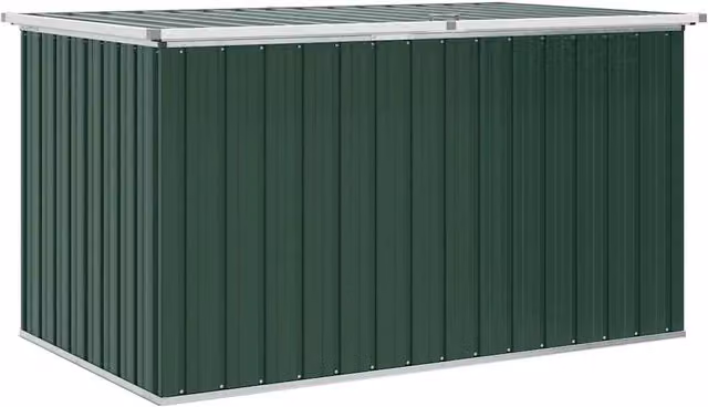 Baule da giardino moderno verde L: 171 cm, P: 99 cm, H: 93 cm CFW7933164 – 1