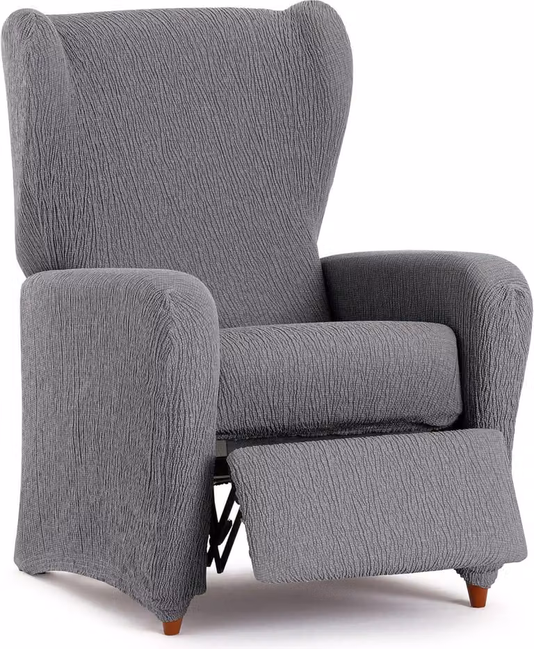 Copertura per poltrona relax, colore grigio, universale, adatta per il soggiorno