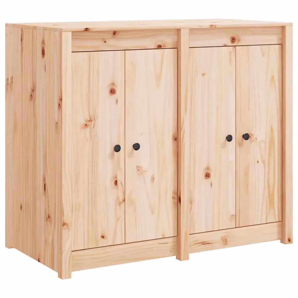 Mobile da giardino rustico vidaXL in legno di pino marrone con ante a battente – 2