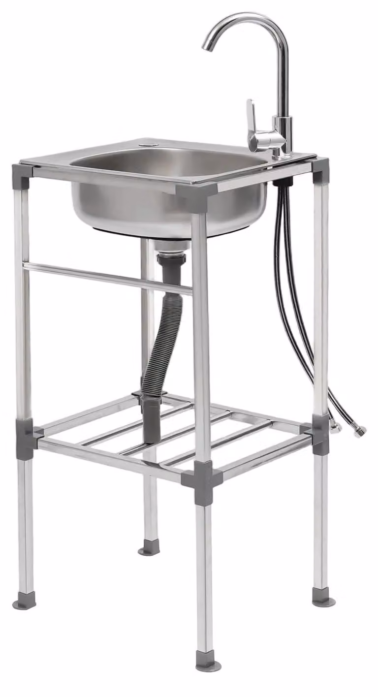 Lavabo multifunzionale con ripiano integrato
