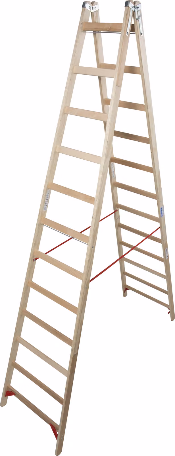 KRAUSE 170149 Spro.Doppelleiter 2x12 Sp.Holz