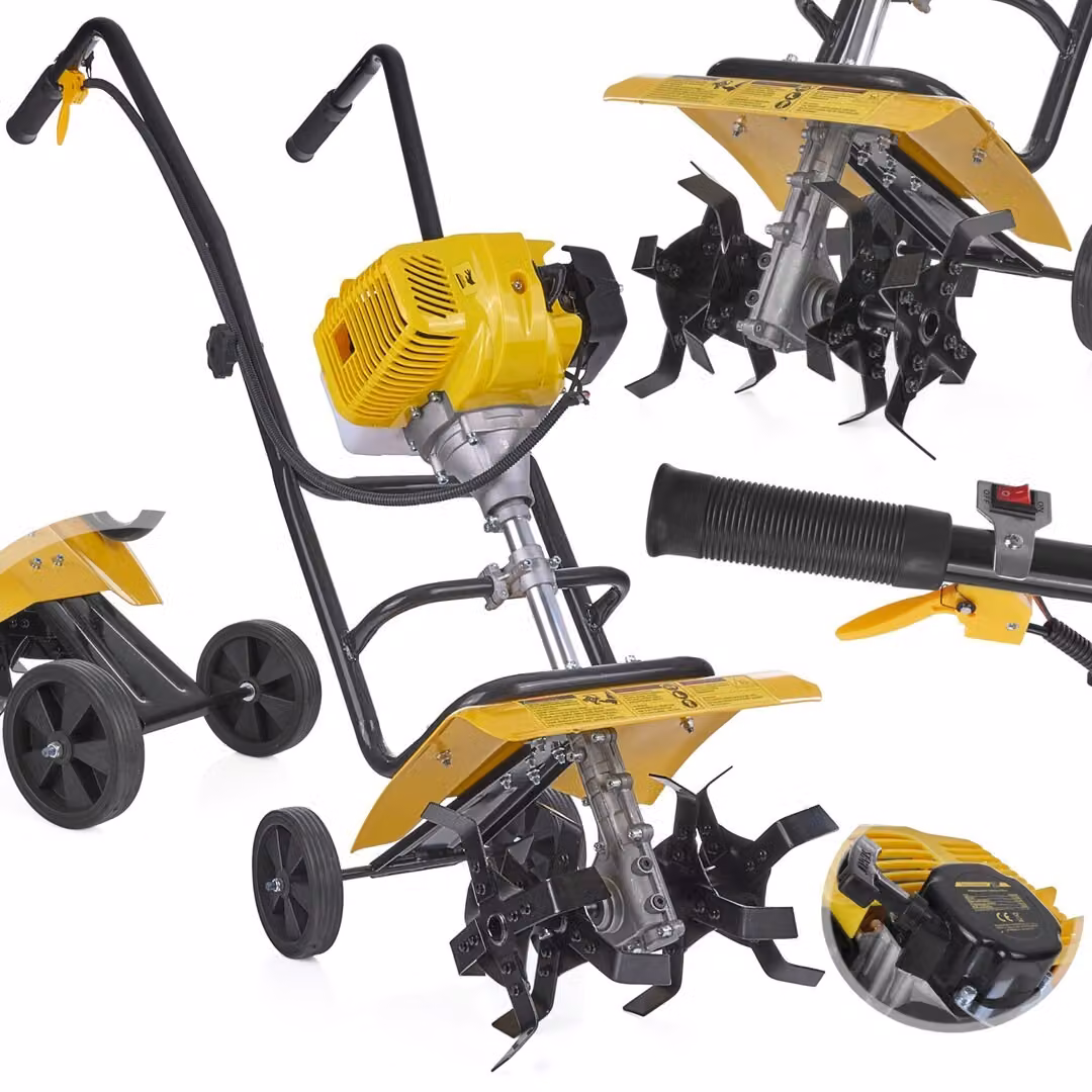 GEKO Motocoltivatore a benzina 37 cm, 2,6 kW G84008