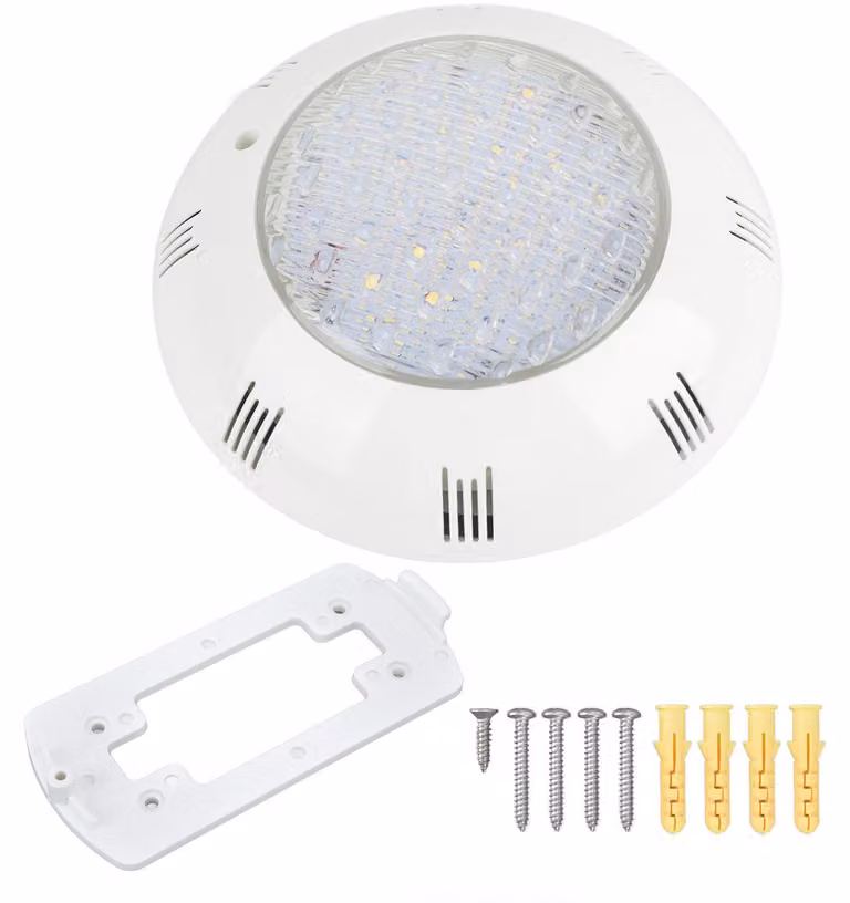 Lampada LED per piscina AC12V 9W, IP68, impermeabile, adatta al nuoto, montaggio a parete, subacquea, per laghetti all’aperto, 6500 K