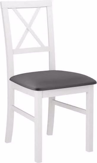 Sedia da pranzo FRATONIA 5 - bianco / grigio scuro