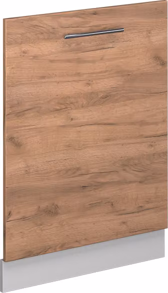 Pannello frontale della lavastoviglie Vicco Fame-Line Rovere dorato 60 cm senza piano di lavoro, Model 54309