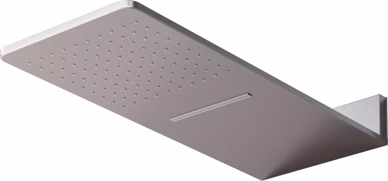 Steinberg Série 390 Wall Rain Douche de tête, raccordement direct au mur, Easy-Clean, fonction jet, 600x250mm, 3905662BGM, 3905662BGM