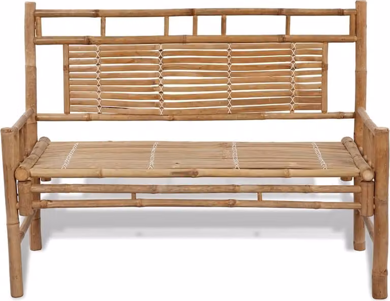 Panca da Giardino 120 cm in Bambù