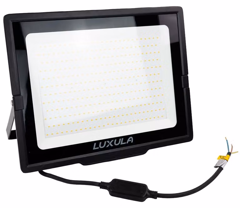 LUXULA, faretto a LED, 300 W, 3000 K, luce calda, colore nero, grado di protezione IP65