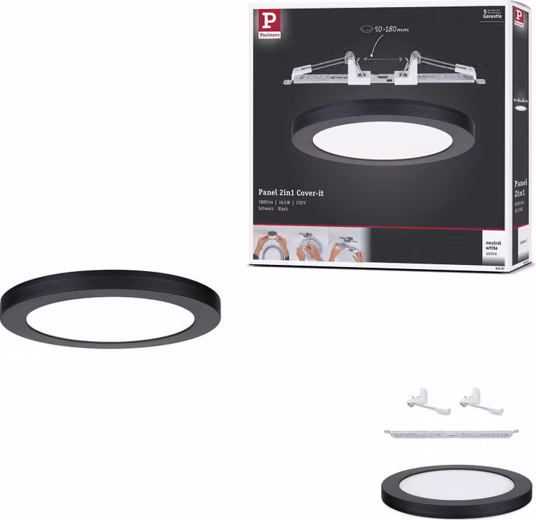 Paulmann Pannello da incasso a LED 2in1 Cover-it