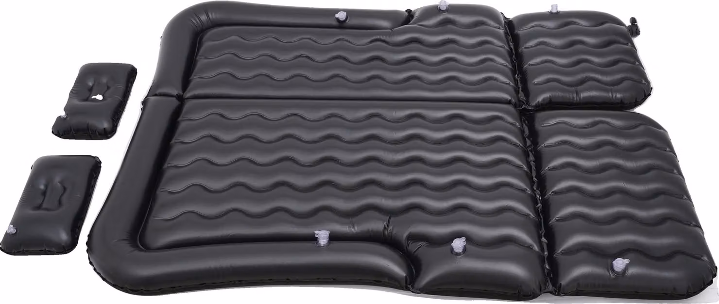 Materasso gonfiabile SUV, design gonfiabile, facile da installare, nero
