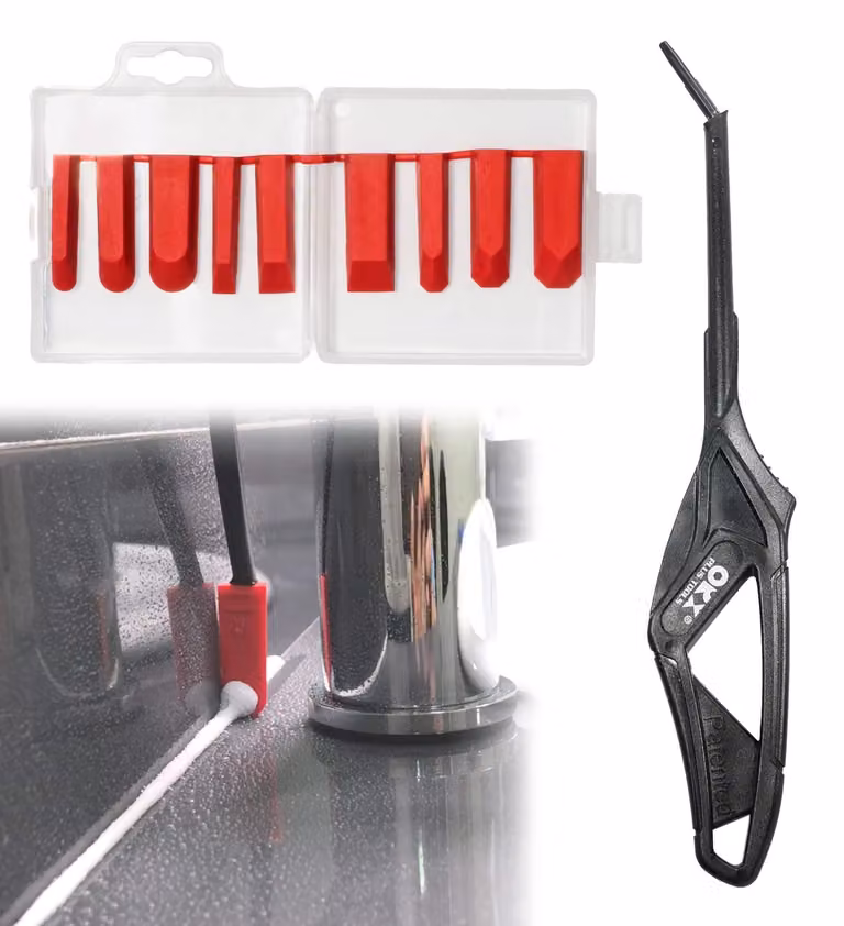 Set di 10 utensili in silicone per la rifinitura
