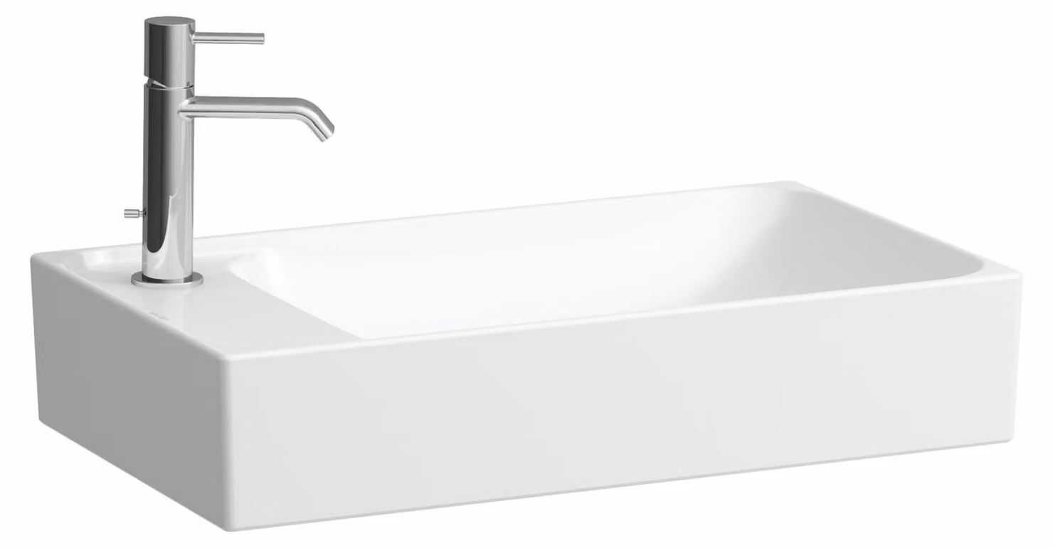 LAUFEN MEDA vasque, 600x350mm, 1 trou pour robinetterie à gauche, sans trop-plein, H8121137571131, H8121137571131