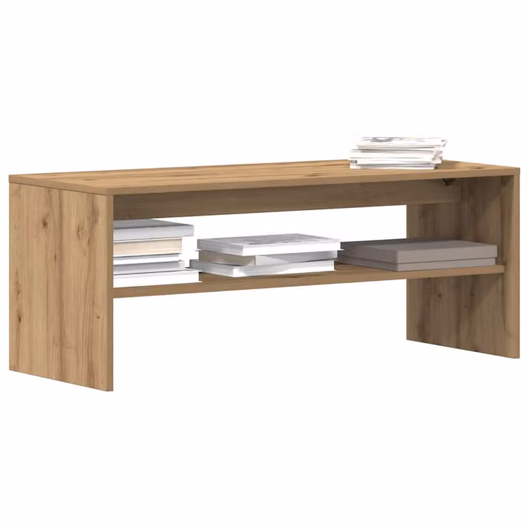 Mobile Porta TV Moderno vidaXL in Legno Marrone con Scomparti Media L/P/H: 100 x 40 x 40 cm