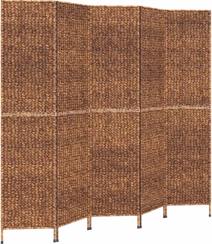 Divisorio Ambienti 5Pannelli Marrone 205x180cm Giacinto d'Acqua