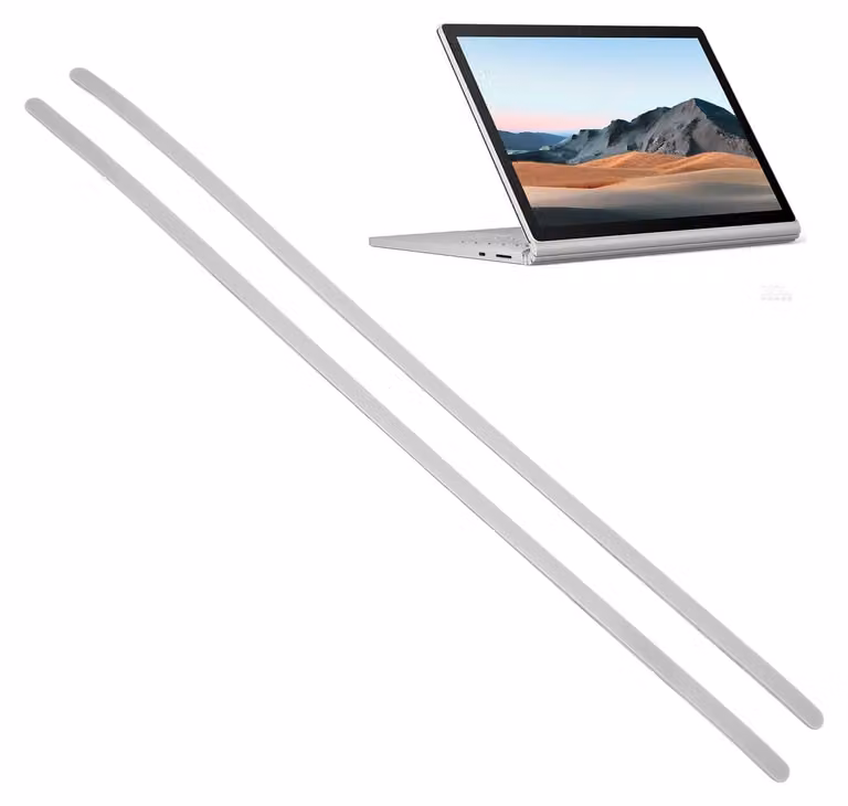 Listelli paraurti antiscivolo - con piedini in gomma - set di strumenti - 14,4 pollici - installazione semplice - include ventosa - piedini per laptop