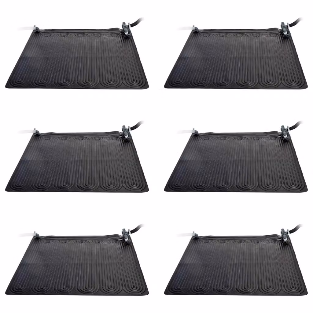 Set di 6 tappeti per riscaldamento solare Intex in PVC nero, L/P: 120 x 120 cm – 2