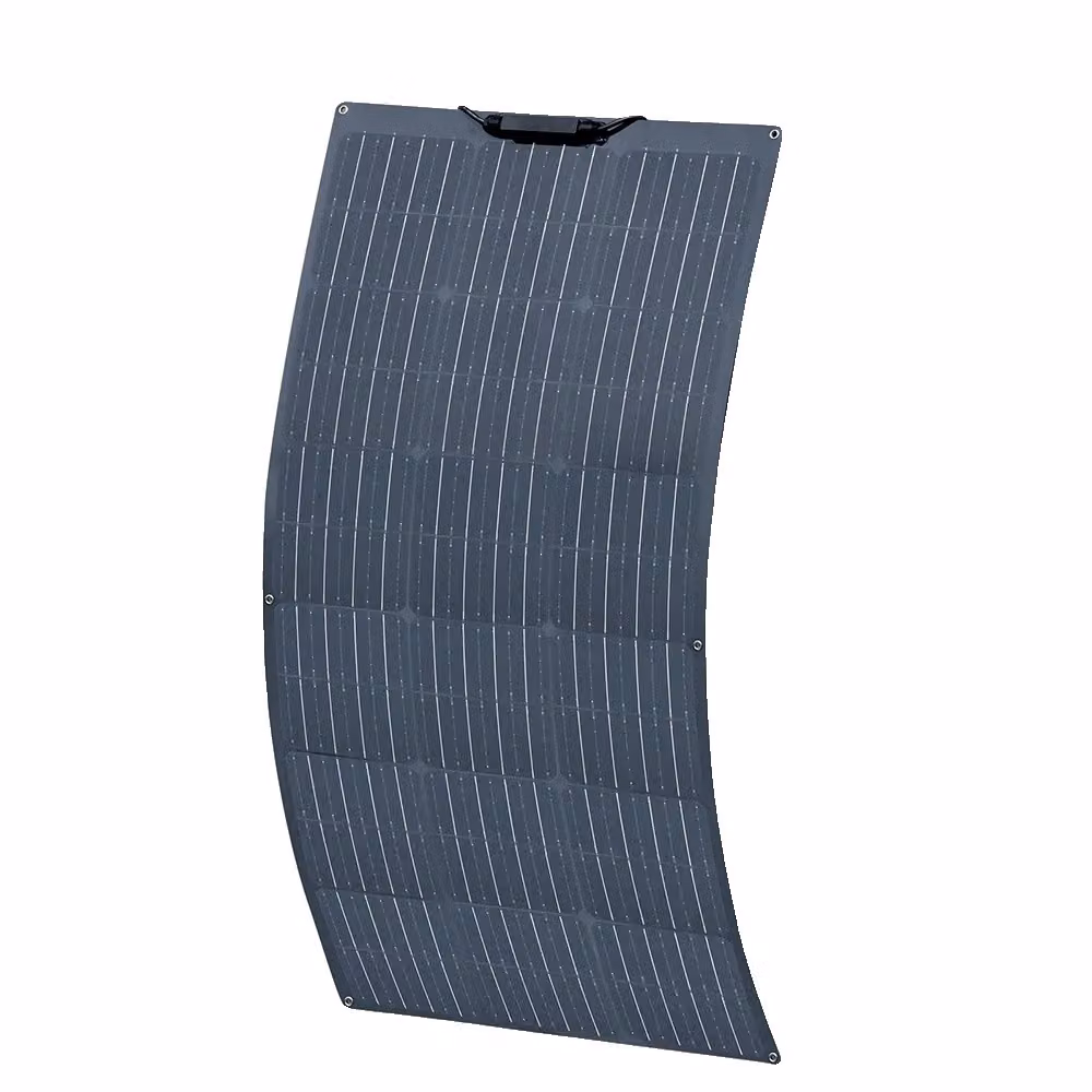 Pannello solare flessibile, alta efficienza 100W/120W, design leggero, nero 100W
