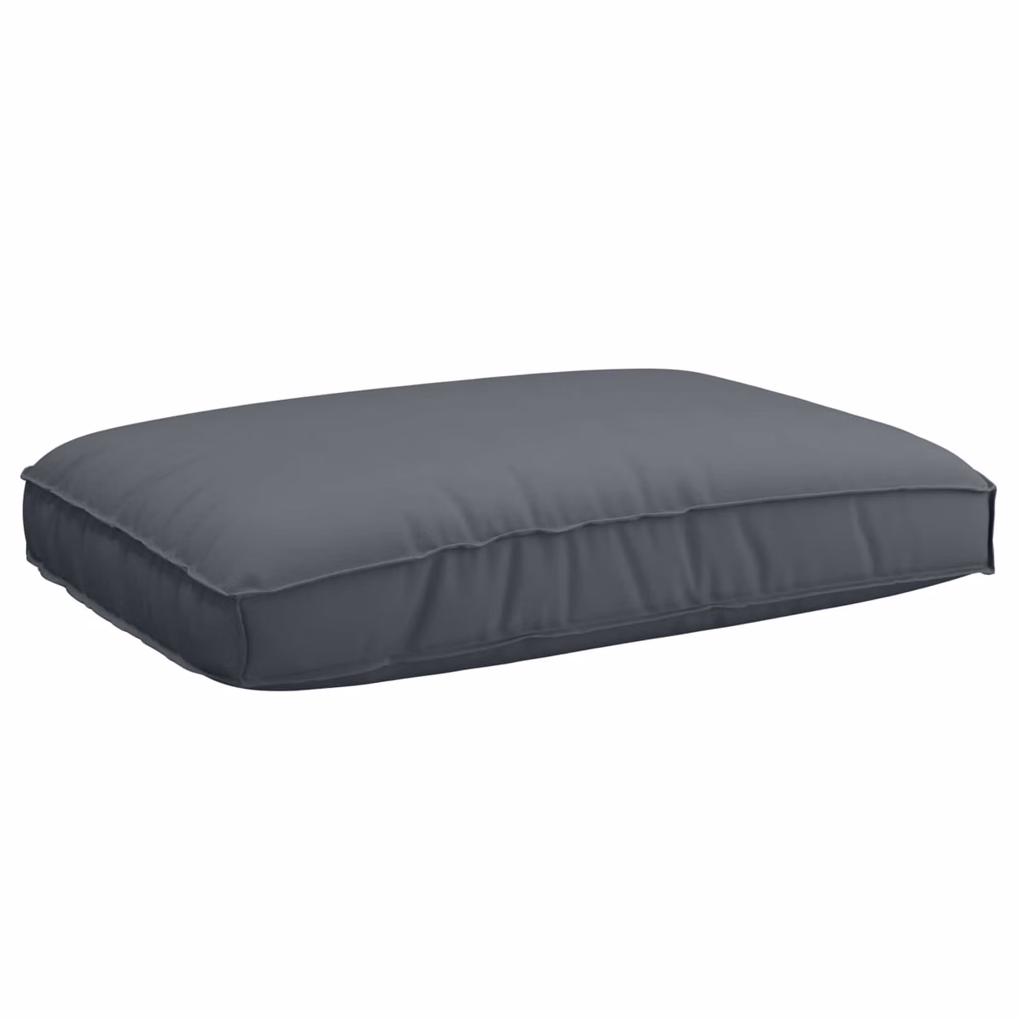 Cuscino rettangolare in tessuto Oxford vidaXL colore antracite L: 80 cm, P: 80 cm, H: 12 cm