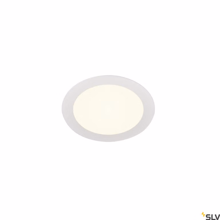 SENSER 18 DL, Plafoniera da incasso LED per interni, bianco rotondo 4000K