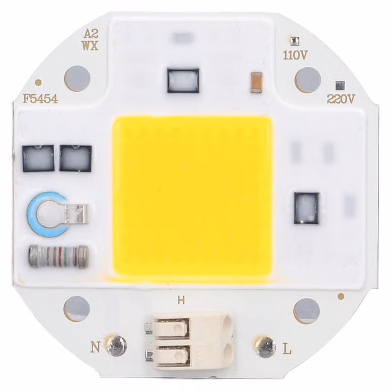Perla lampada COB, chip LED ad alta potenza, luminosità, emettitore di luce, alimentatore, per illuminazione fai da te, 110 V