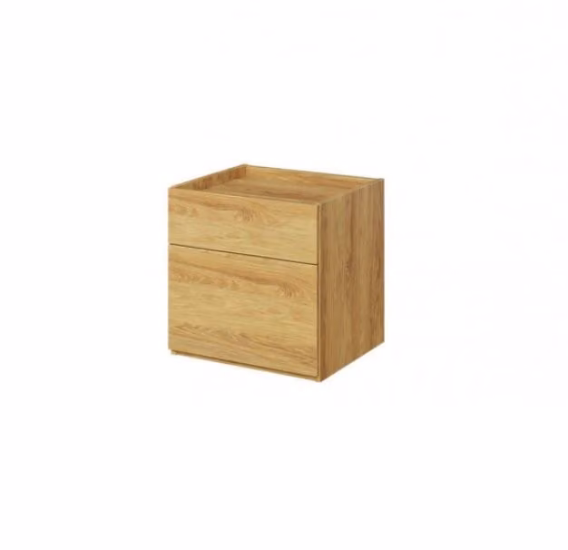 Comodino SONRISA - noce hickory